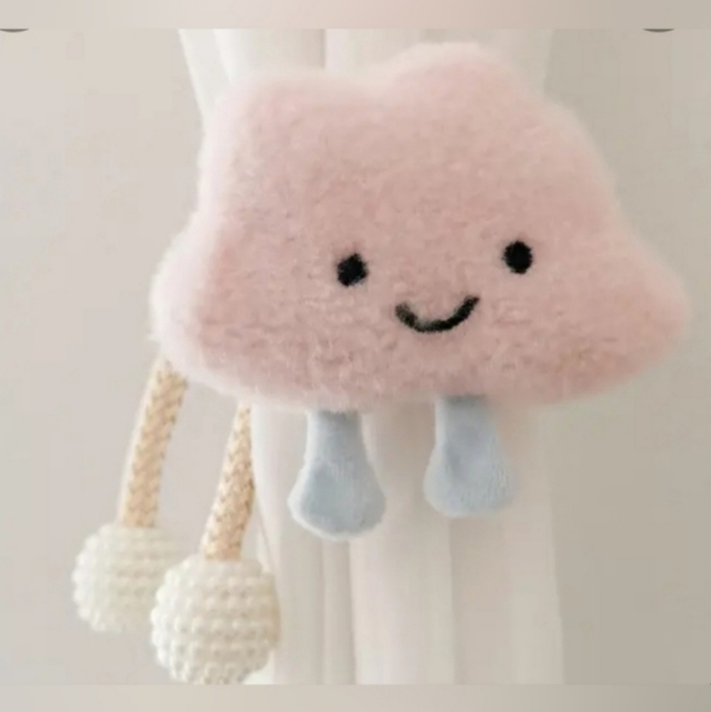 Kawaii Cloud Curtain ties